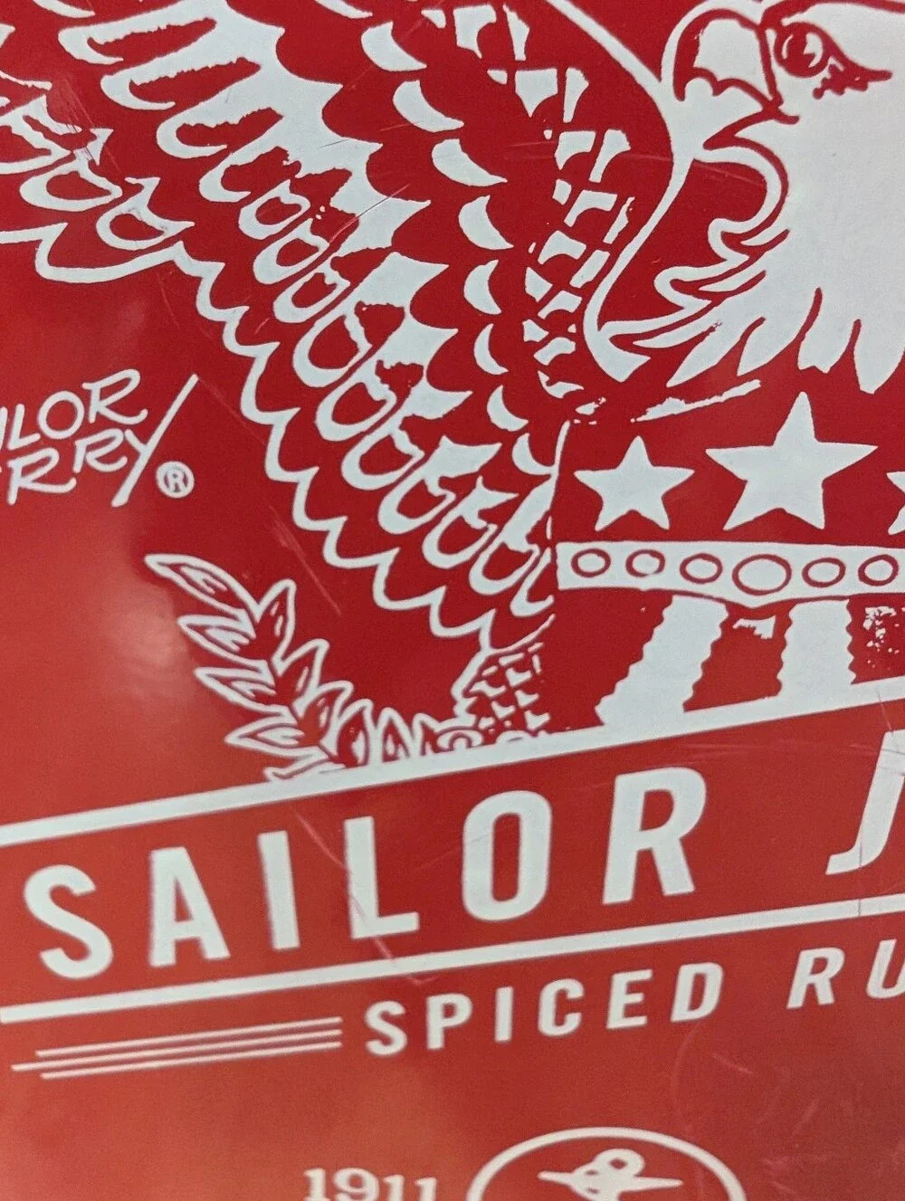 Sailor Jerry Spiced Rum Red Metal Gas Can Drink Dispenser
